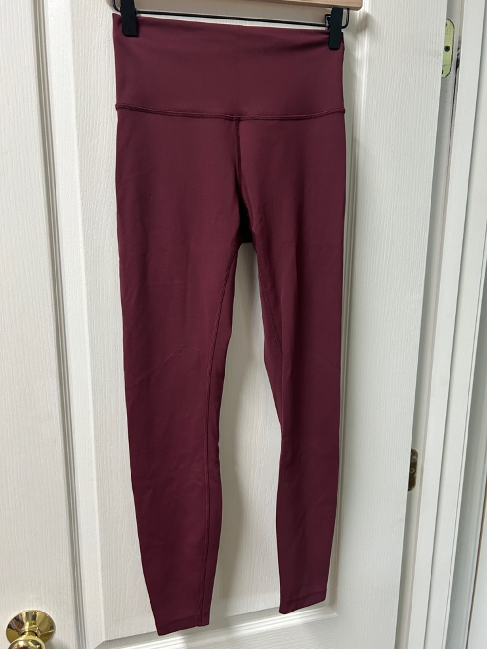 lululemon athletica Women’s Wunder Train 28” High-Rise Leggings in Merlot